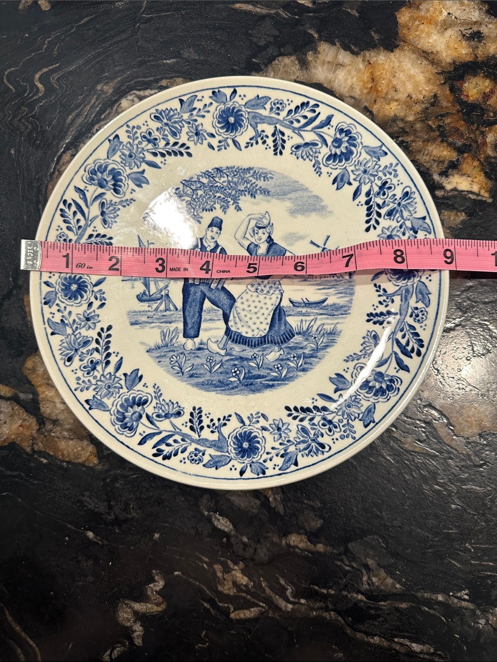 Vintage Delfts Plate - Picture 3 of 3